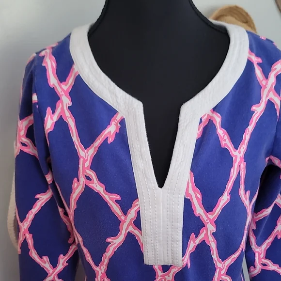 Lilly Pulitzer Pink and Purple Dress - Picture 4 of 8